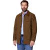 image:imageAmazon Essentials Mens Cotton Canvas Barn JacketDark Brown