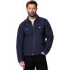 image:imageAmazon Essentials Mens Cotton Canvas ZipFront Trucker JacketNavy