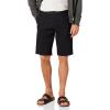 image:imageAmazon Essentials Mens SlimFit 11 FlatFront Comfort Stretch Chino ShortsBlack
