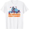 image:imageAmazon Essentials Stitch Halloween No Regrets Only Candy TShirtWhite
