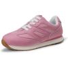 image:imageAmazon Essentials Unisex Kids Lace Up Sneakers for Boys and GirlsPink