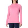 image:imageAmazon Essentials Womens Athletic Soft Performance Lightweight Long Sleeve Pullover Hoodie Workout TopSpace Dye Pink