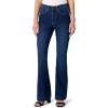 image:imageAmazon Essentials Womens High Stretch Flattering HighRise Flare JeansDark Shadow Wash