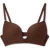 image:imageAmazon Essentials Womens Microfiber Ultimate Low Plunge BraRich Hazel