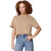 image:imageAmazon Essentials Womens OversizedFit Short Sleeve Crewneck ShirtTan