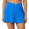 image:imageAmazon Essentials Womens Performance Stretch Woven Pleated Tennis Skirt with Builtin Shorts and PocketsBlue