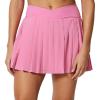 image:imageAmazon Essentials Womens Performance Stretch Woven Pleated Tennis Skirt with Builtin Shorts and PocketsPink