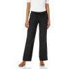 image:imageAmazon Essentials Womens Pull On Linen Blend Drawstring Relaxed Fit Wide Leg PantBlack