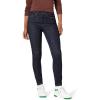 image:imageAmazon Essentials Womens PullOn Mid Rise Stretchy Knit Jegging Available in Plus SizeBlack Rinse