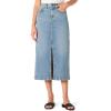image:imageAmazon Essentials Womens RegularFit HighRise Long Jean SkirtAuthentic Medium Wash