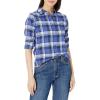 Blue Grey Navy Plaid