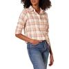 Ecru Pale Pink Alpine Plaid