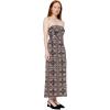 image:imageAmazon Essentials Womens SlimFit Matte Jersey Strapless Maxi DressDark Maroon Bandana Pattern