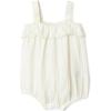 image:imageAmazon Essentials x Sofia Grainge Baby Girls Cotton Gauze Sleeveless RomperIvory