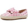 image:imageAmazon Essentials x Sofia Grainge Toddler Girls Cotton Espadrilles with BowPink Gingham