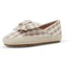 image:imageAmazon Essentials x Sofia Grainge Toddler Girls Cotton Espadrilles with BowTaupe Gingham