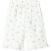 image:imageAmazon Essentials x Sofia Grainge Toddlers and Baby Girls Cotton Linen Wide Leg Pullon Pant with RufflesIvory Blue Floral