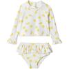 image:imageAmazon Essentials x Sofia Grainge Toddlers and Baby Girls TwoPiece Long Sleeve Rashguard Set MultipacksIvory Lemon