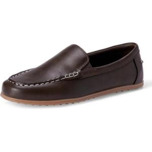 image:imageAmazon Essentials Boys SlipOn Moc Toe Loafers with Memory FoamDark Brown