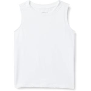 image:imageAmazon Essentials Boys Tech Stretch Muscle Tank Top MultipacksWhite