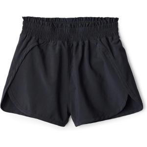 image:imageAmazon Essentials Girls HighRise Athletic Performance Stretch Woven Shorts with Elastic WaistbandBlack