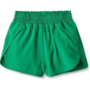 image:imageAmazon Essentials Girls HighRise Athletic Performance Stretch Woven Shorts with Elastic WaistbandEmerald Green
