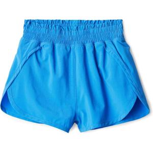 image:imageAmazon Essentials Girls HighRise Athletic Performance Stretch Woven Shorts with Elastic WaistbandNavy