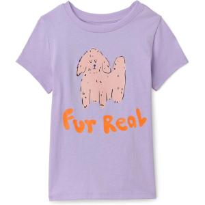 image:imageAmazon Essentials Girls and Toddlers ShortSleeve TShirtsLilac Dog