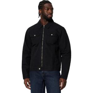 image:imageAmazon Essentials Mens Cotton Canvas ZipFront Trucker JacketBlack