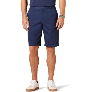 image:imageAmazon Essentials Mens SlimFit 11 FlatFront Comfort Stretch Chino ShortsNavy