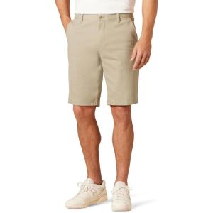 image:imageAmazon Essentials Mens SlimFit 11 FlatFront Comfort Stretch Chino ShortsTan