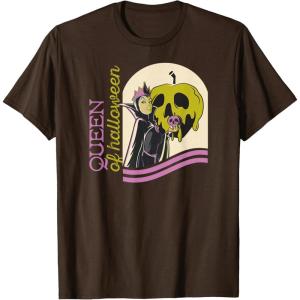 image:imageAmazon Essentials Mens Villains Evil Queen of Halloween TShirt Black Halloween Print SmallBrown