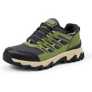 image:imageAmazon Essentials Mens Waterproof Hiking Shoes with Memory Foam InsoleDark GreyOlive