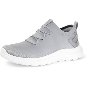 image:imageAmazon Essentials Unisex Kids Lightweight Running Shoes for Boys and GirlsGreyWhite