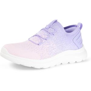 image:imageAmazon Essentials Unisex Kids Lightweight Running Shoes for Boys and GirlsPinkLavender