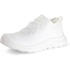 image:imageAmazon Essentials Unisex Kids Lightweight Running Shoes for Boys and GirlsWhite
