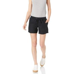 image:imageAmazon Essentials Womens 5 Inseam Drawstring Elastic Waist Linen Blend Summer ShortsBlack
