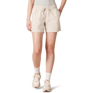 image:imageAmazon Essentials Womens 5 Inseam Drawstring Elastic Waist Linen Blend Summer ShortsEcru