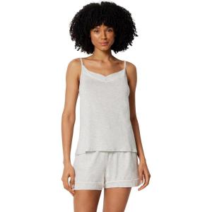 image:imageAmazon Essentials Womens ModalBlend Pajama Set Camisole with ShortsLight Grey Heather