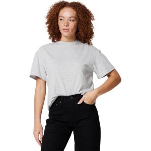 image:imageAmazon Essentials Womens OversizedFit Short Sleeve Crewneck ShirtLight Grey Heather