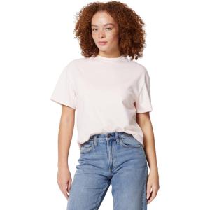image:imageAmazon Essentials Womens OversizedFit Short Sleeve Crewneck ShirtLight Pink