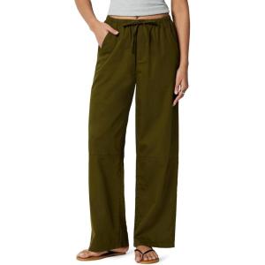 image:imageAmazon Essentials Womens OversizedFit Tie Waist Lightweight PantDeep Brown