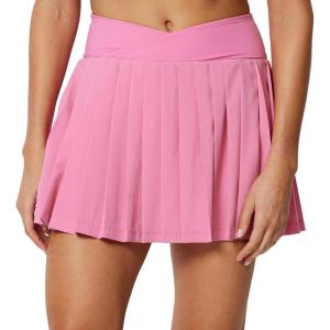 image:imageAmazon Essentials Womens Performance Stretch Woven Pleated Tennis Skirt with Builtin Shorts and PocketsPink