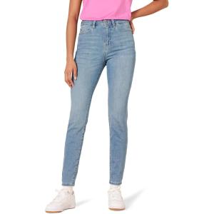 image:imageAmazon Essentials Womens PullOn Mid Rise Stretchy Knit Jegging Available in Plus SizeLight Wash