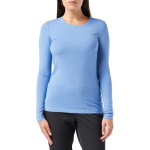 image:imageAmazon Essentials Womens RegularFit LongSleeve Crewneck TShirt Available in Plus SizeBlue