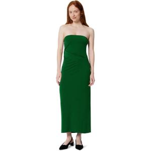 image:imageAmazon Essentials Womens SlimFit Matte Jersey Strapless Maxi DressGreen