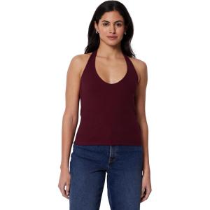 image:imageAmazon Essentials Womens SlimFit Ribbed Halter TopDark Burgundy