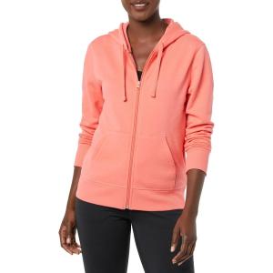 image:imageAmazon Essentials womens Fleece FullZip Hoodie Available in Plus SizeCoral Pink