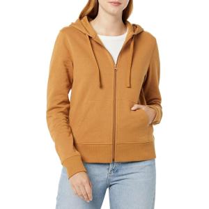 image:imageAmazon Essentials womens Fleece FullZip Hoodie Available in Plus SizeDark Camel