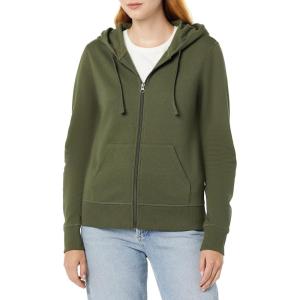 image:imageAmazon Essentials womens Fleece FullZip Hoodie Available in Plus SizeDark Olive